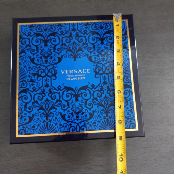 Versace Pour Homme Dylan Blue *Box Only* 9x9 - Picture 11 of 12